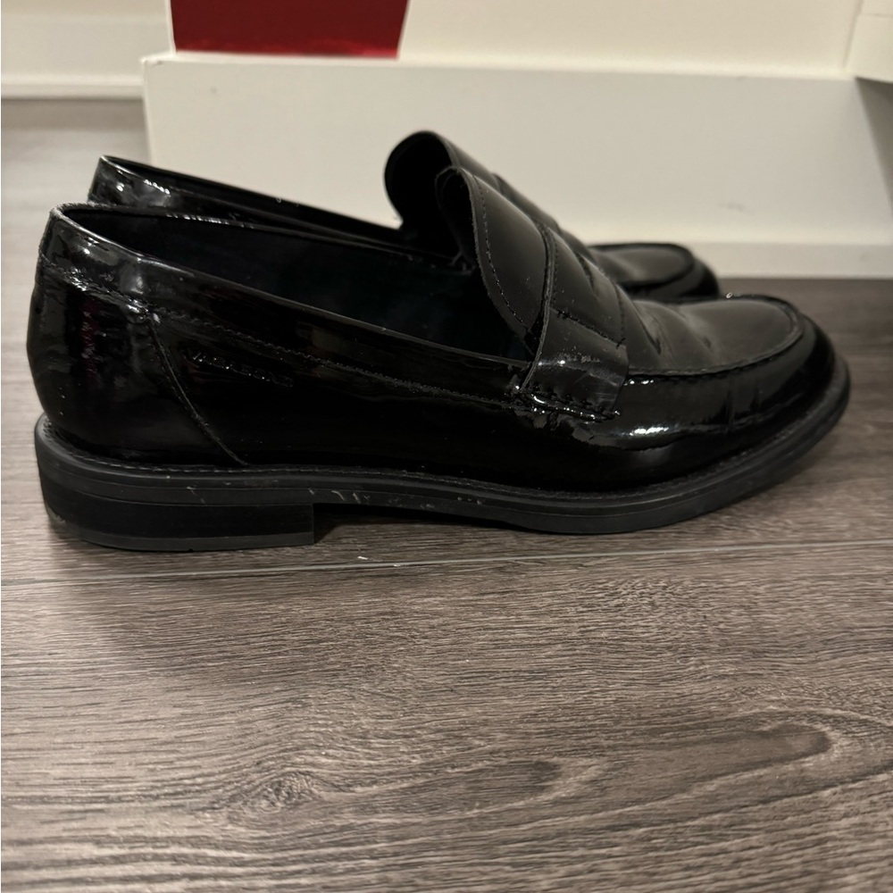 Vagabond Patent Leather Loafers
